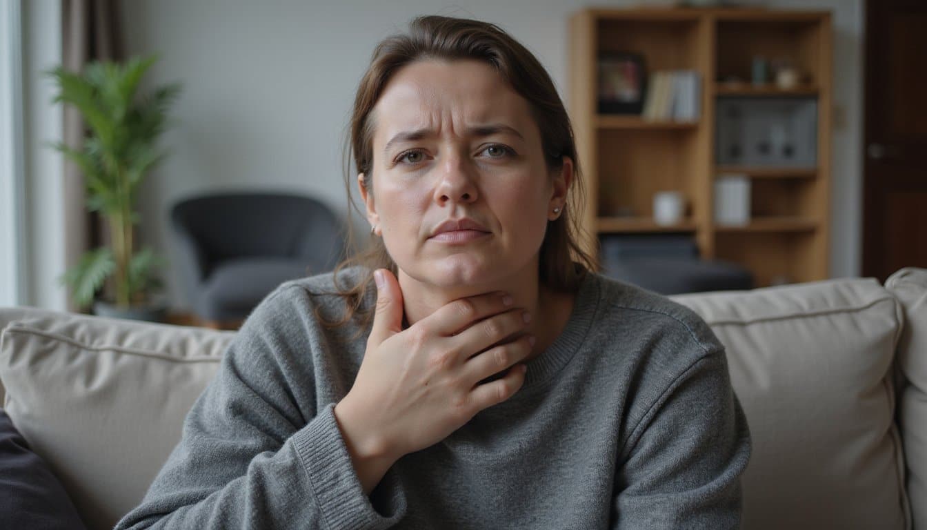 throat pain from cannabis consumption