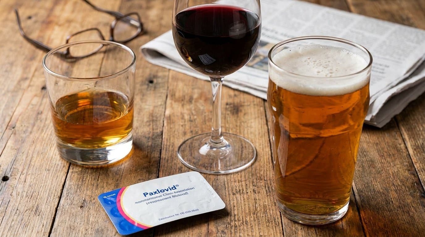 alcohol complicates paxlovid recovery