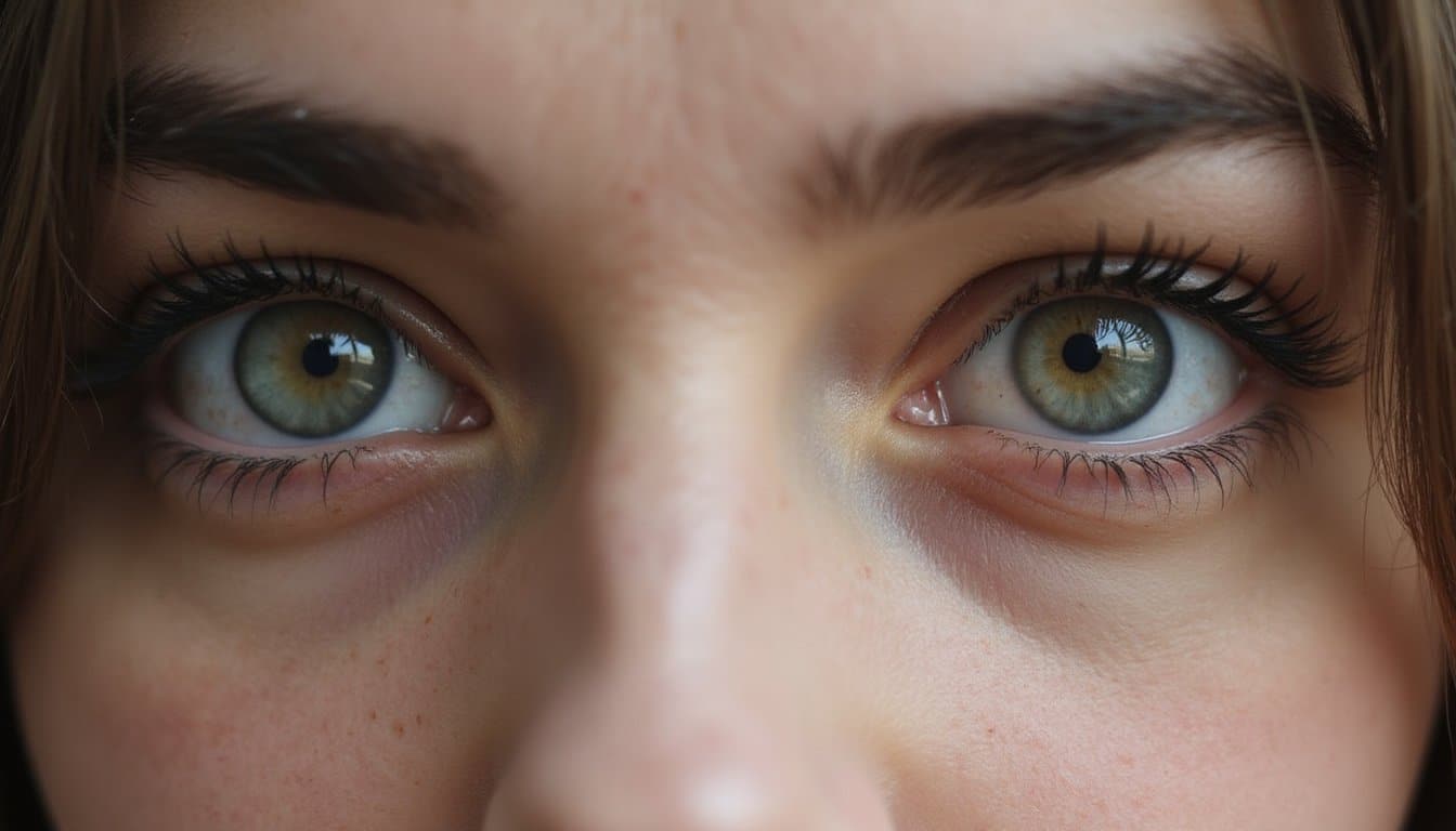 dilated pupils bloodshot eyes